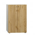 Moderner Büroschrank mit Drehtüren, 3 Fächer, 70x110x40 cm