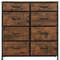 Kommode mit 8 Schubladen im Vintage-Design für Zuhause
